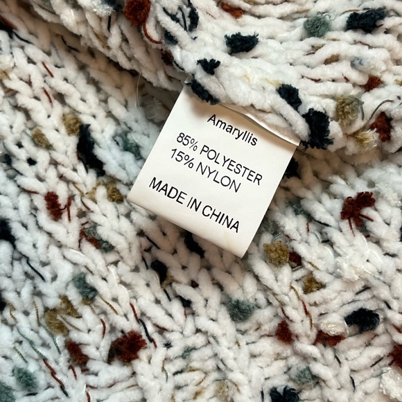 Amaryllis Women’s Chenille Confetti Cardigan Size XS Extra Small - Picture 8 of 8